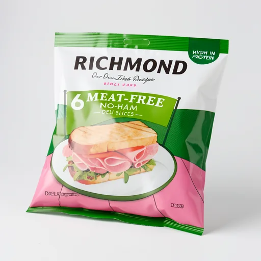 Richmond Meat Free Vegan 6 Honey Roasted Style Slices 90G