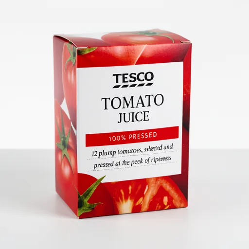 Tesco 100% Pressed Tomato Juice 1 Litre
