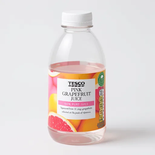 Tesco 100% Pure Squeezed Pink Grapefruit Juice 1 Litre