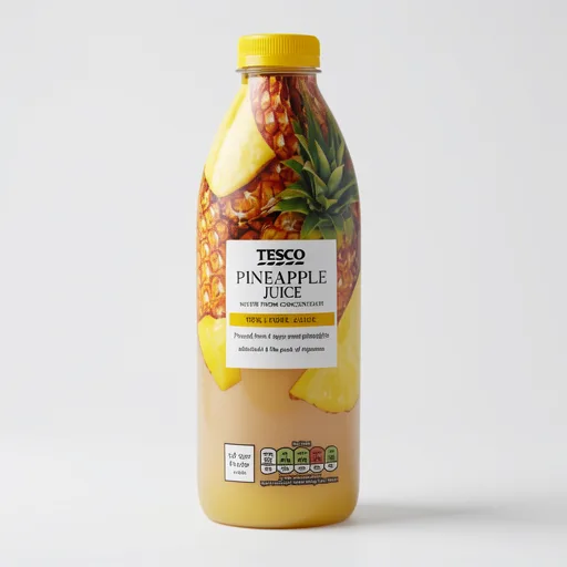 Tesco 100% Pure Pineapple Juice 1 Litre
