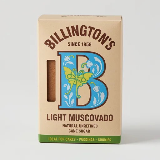 Billington's Light Muscovado Natural Unrefined Cane Sugar 500g
