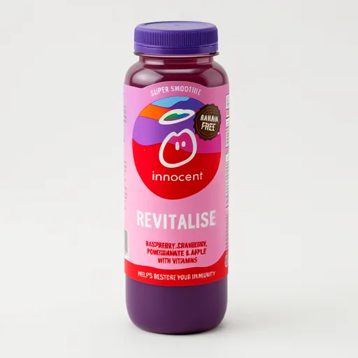 Innocent Berry Defence Super Smoothie, Raspberry Cranberry & Apple with Vitamins