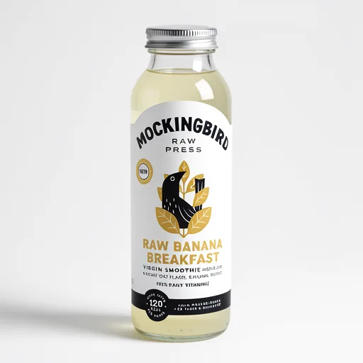 Mockingbird Raw Banana Breakfast Smoothie 500ml
