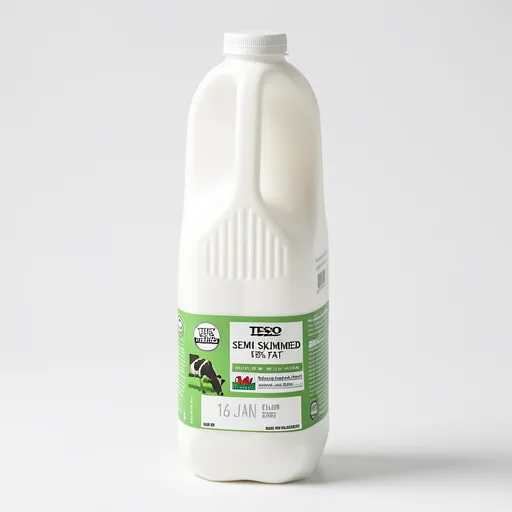 Tesco British Semi Skimmed Milk 1.13L, 2 Pints