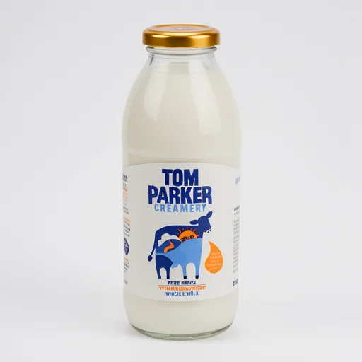 Tom Parker Free Range Vitamin Enriched Whole Milk 500ml