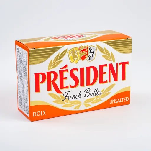 Président French Unsalted Block Butter 250g