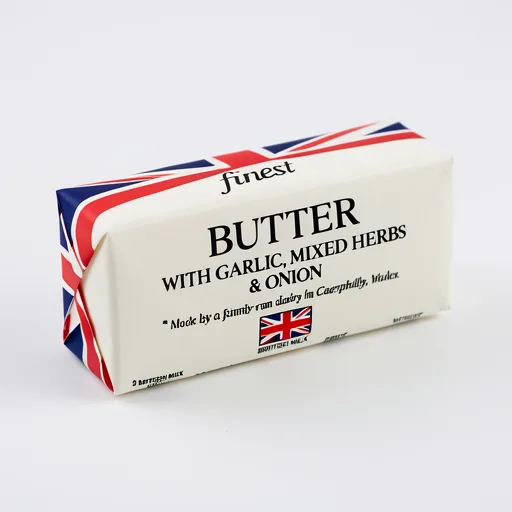 Tesco Finest Butter with Garlic, Herb & Onion 90g