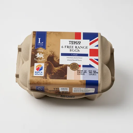 Tesco Large Free Range Eggs 6 Pack