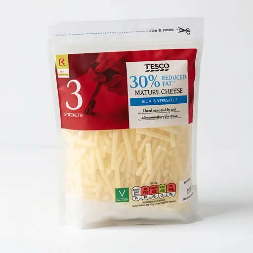 Tesco 30% Reduced Fat Grated Mature Cheese 250g
