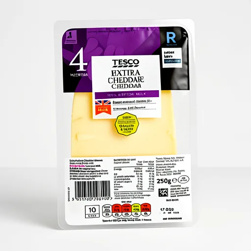 Tesco 10 Extra Mature Cheddar Slices 250G