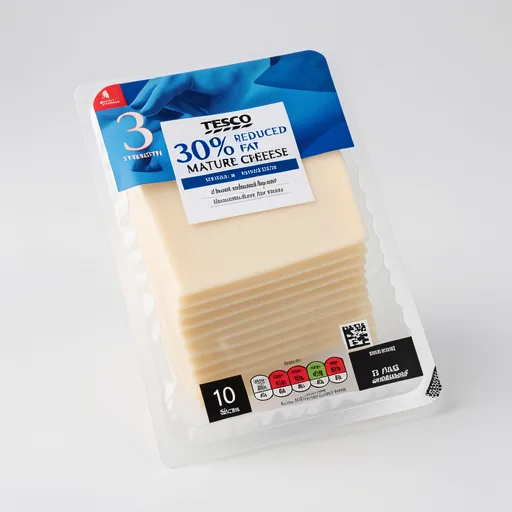 Tesco 30% Reduced Fat Mature Cheese Slices 250G