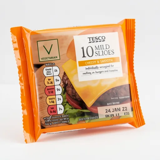 Tesco 10 Mild Cheese Slices 200G