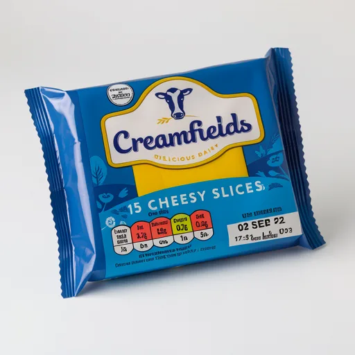 Creamfields Cheese Slices 15 Pack 255g