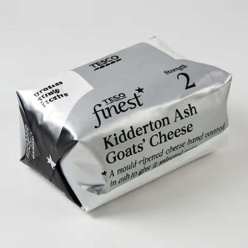 Tesco Finest Kidderton Ash Goat's Cheese 150g