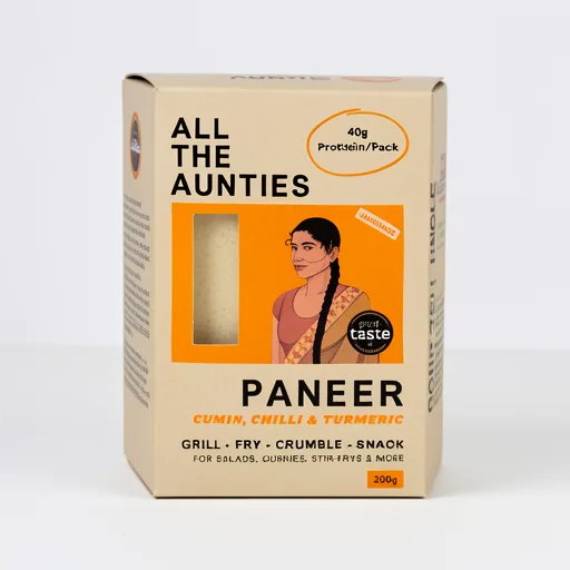 All The Aunties Cumin, Chilli & Turmeric Paneer 200g