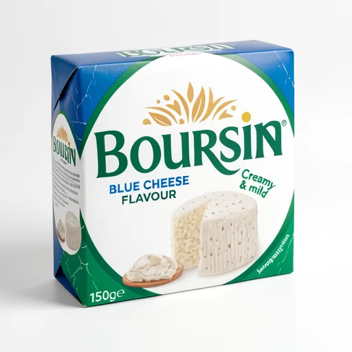 Boursin Blue Flavour Soft French Cream Cheese 150g
