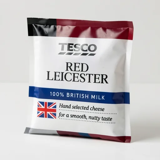 Tesco Red Leicester Cheese 220G