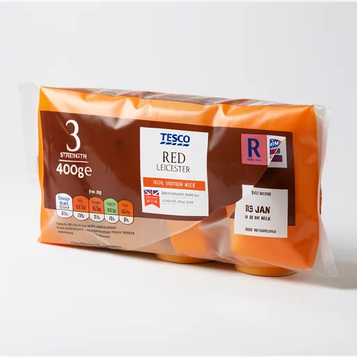 Tesco Red Leicester Cheese 400G