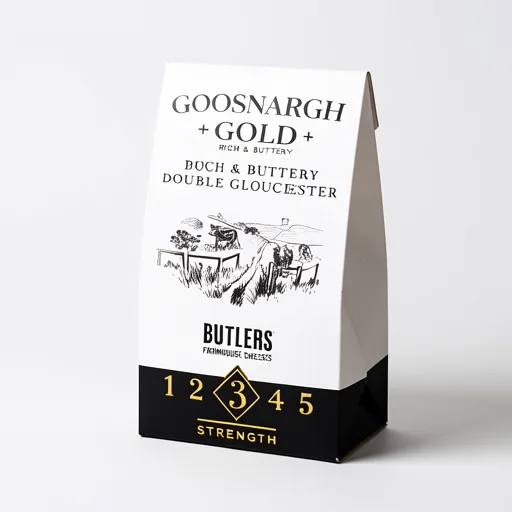Butlers Goosnargh Gold Double Gloucester Cheese 250g