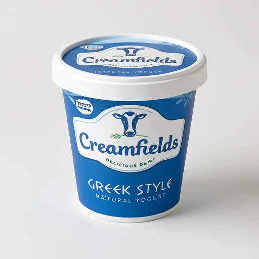 Creamfields Greek Style Natural Yogurt 500G