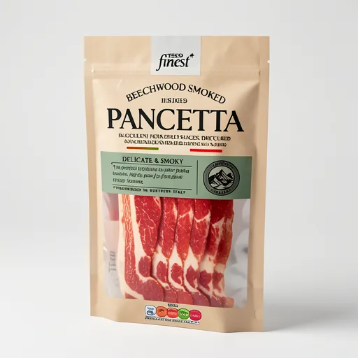 Tesco Finest Smoked Pancetta Slices 110G