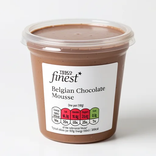 Tesco Finest Belgian Chocolate Mousse 100G