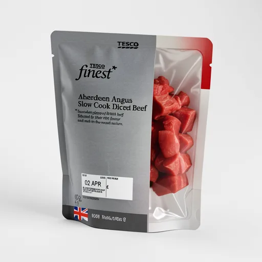 Tesco Finest Diced Beef 400G