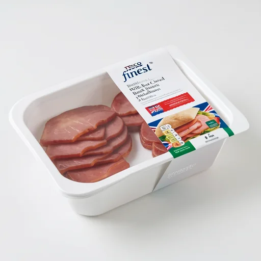 Tesco Finest 8 Unsmoked Bacon Medallions 200G