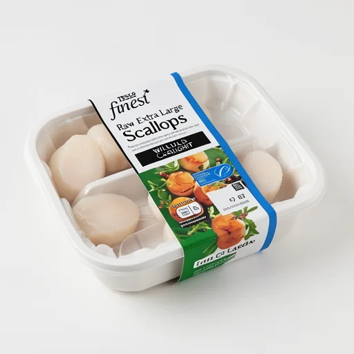 Tesco Finest Raw Extra Large Scallops 120G