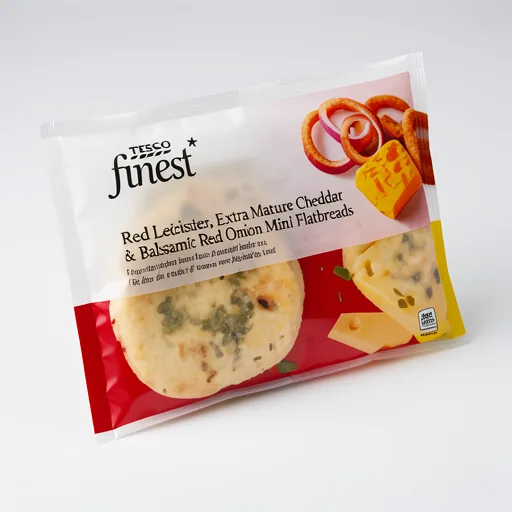 Tesco Finest Cheddar & Onion Flatbread 295 G