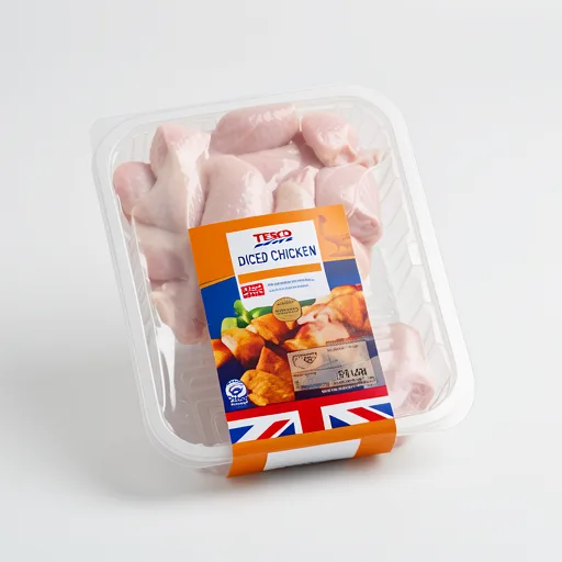 Tesco British Diced Chicken Breast 400G