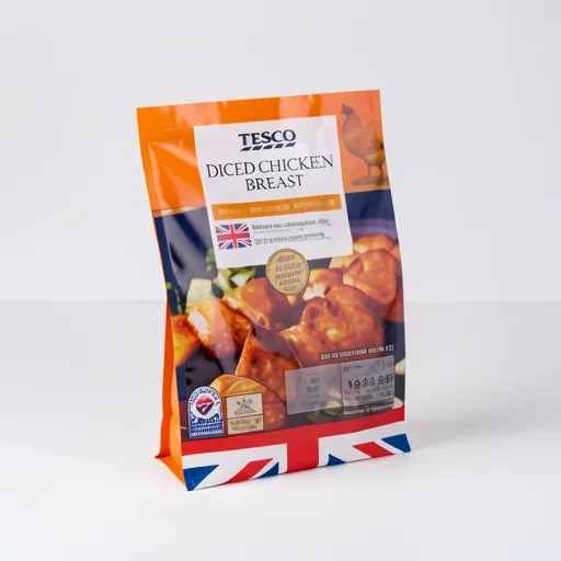 Tesco British Diced Chicken Breast 650G