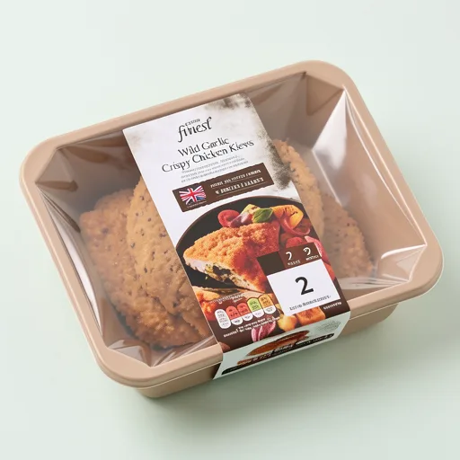 Tesco Finest Wild Garlic Crispy Chicken Kievs 386g