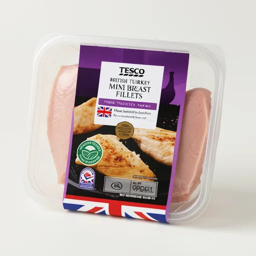 Tesco Mini Turkey Breast Fillets 400G