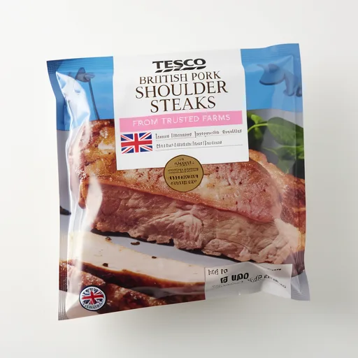 Tesco Pork Shoulder Steaks 700G