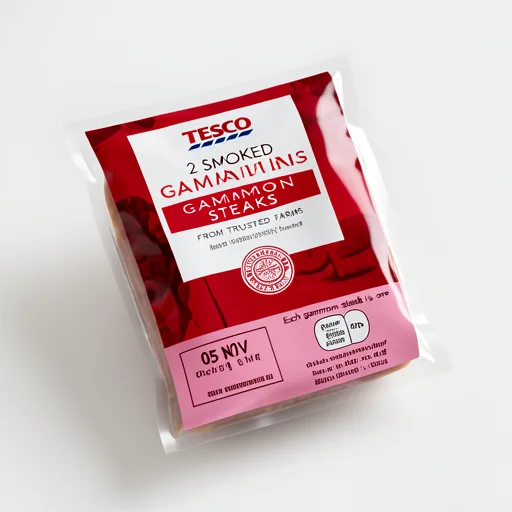 Tesco Smoked Gammon Steaks 2 Pack 450g