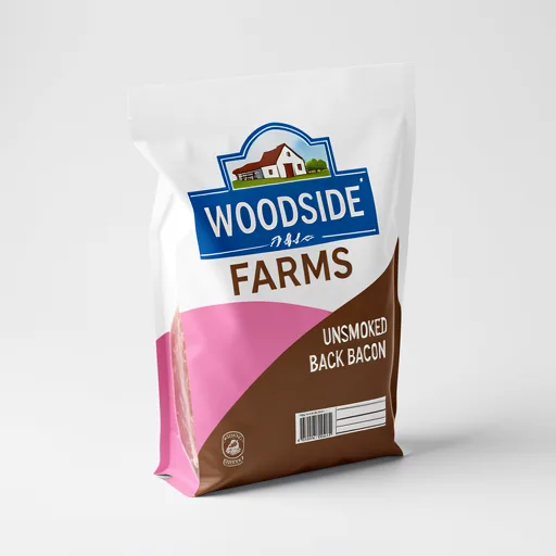 Woodside Farms Unsmoked Back Bacon 300G