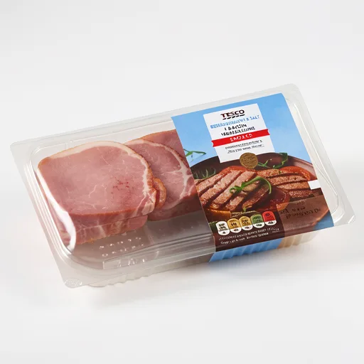Tesco Reduced Fat & Salt Bacon Medallions - Smoked 8 Pack 240g