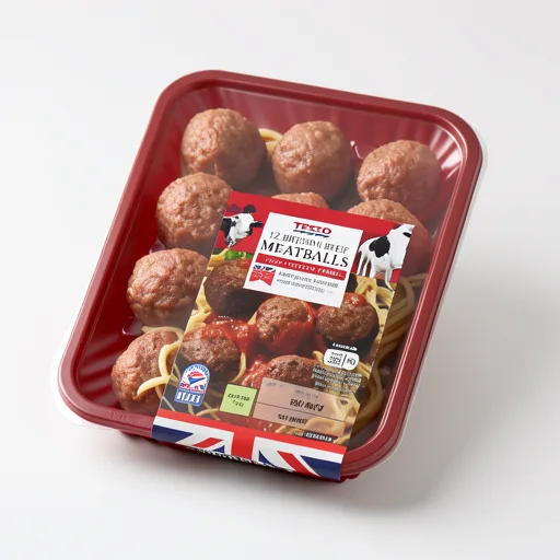 Tesco Beef Meatballs 12 Pack 336g