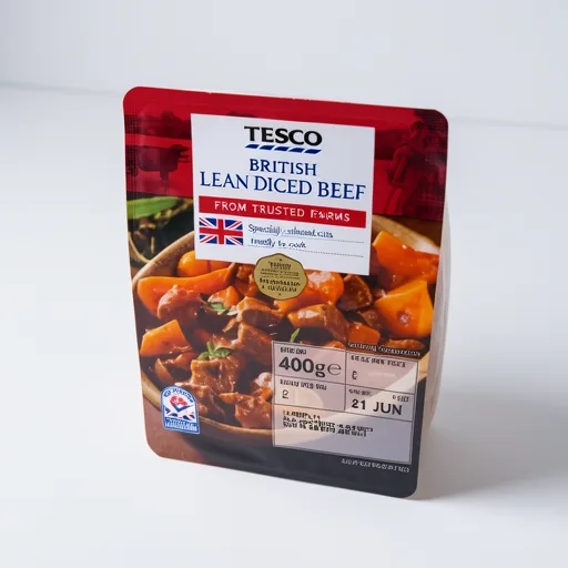Tesco Lean Diced Beef 400G