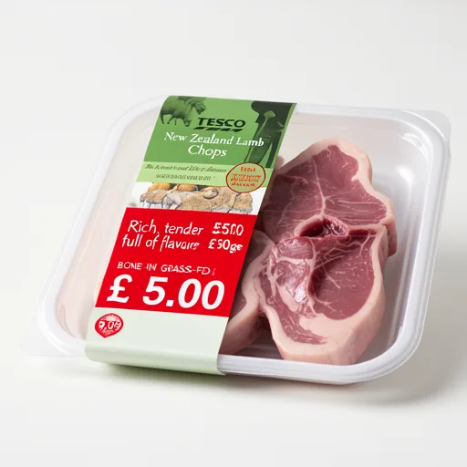 Tesco Lamb Chops 550G