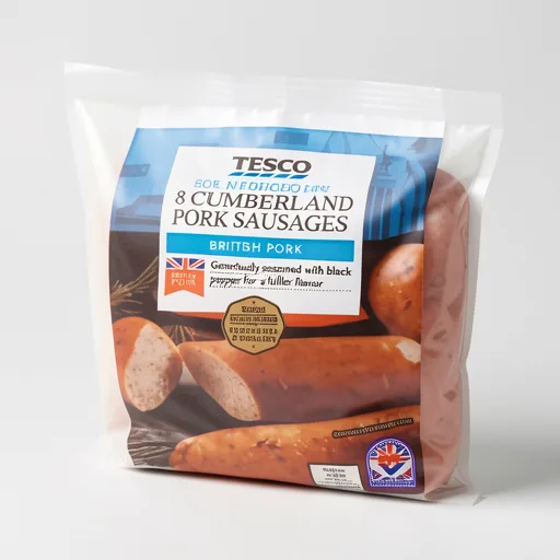 Tesco Reduced Fat Cumberland Sausage 454G