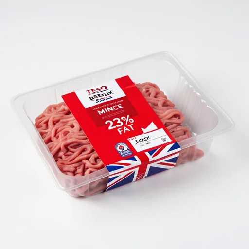 Tesco Beef & Pork Mince 23% Fat 500g