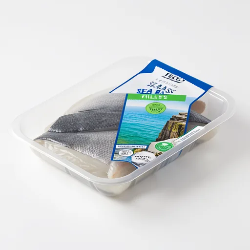 Tesco 4 Boneless Sea Bass Fillets 360G