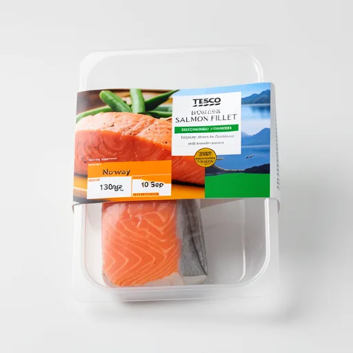 Tesco Boneless Salmon Fillet 130G