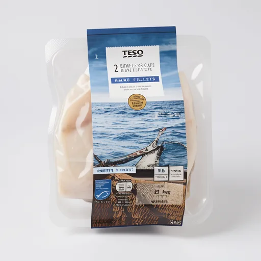 Tesco 2 Cape Hake Fillets 240G