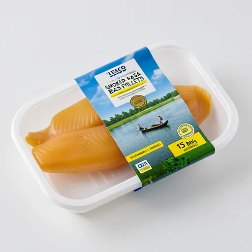 Tesco 2 Skinless Smoked Basa Fillets 240G