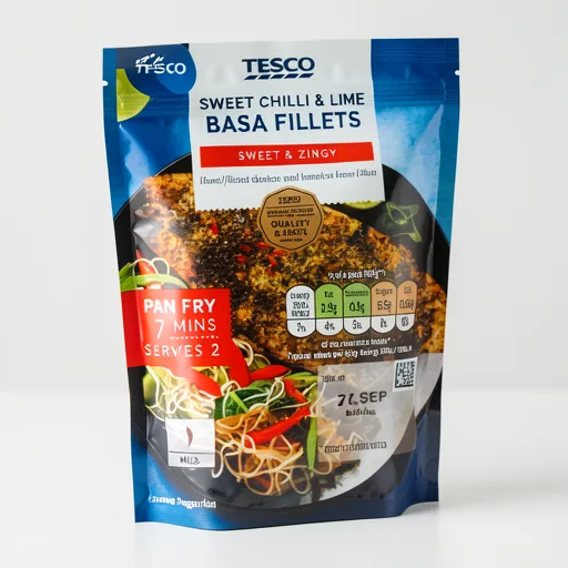 Tesco Sweet Chilli & Lime Basa Fillets 250g