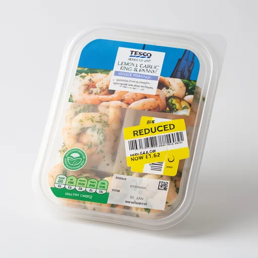 Tesco Lemon & Garlic King Prawns 150G