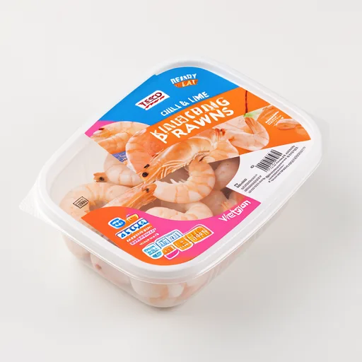 Tesco Chilli & Lime King Prawns 150G
